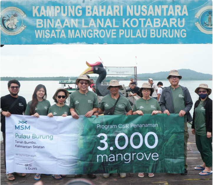PT. MSDM Tbk - Penanaman 3.000 Mangrove